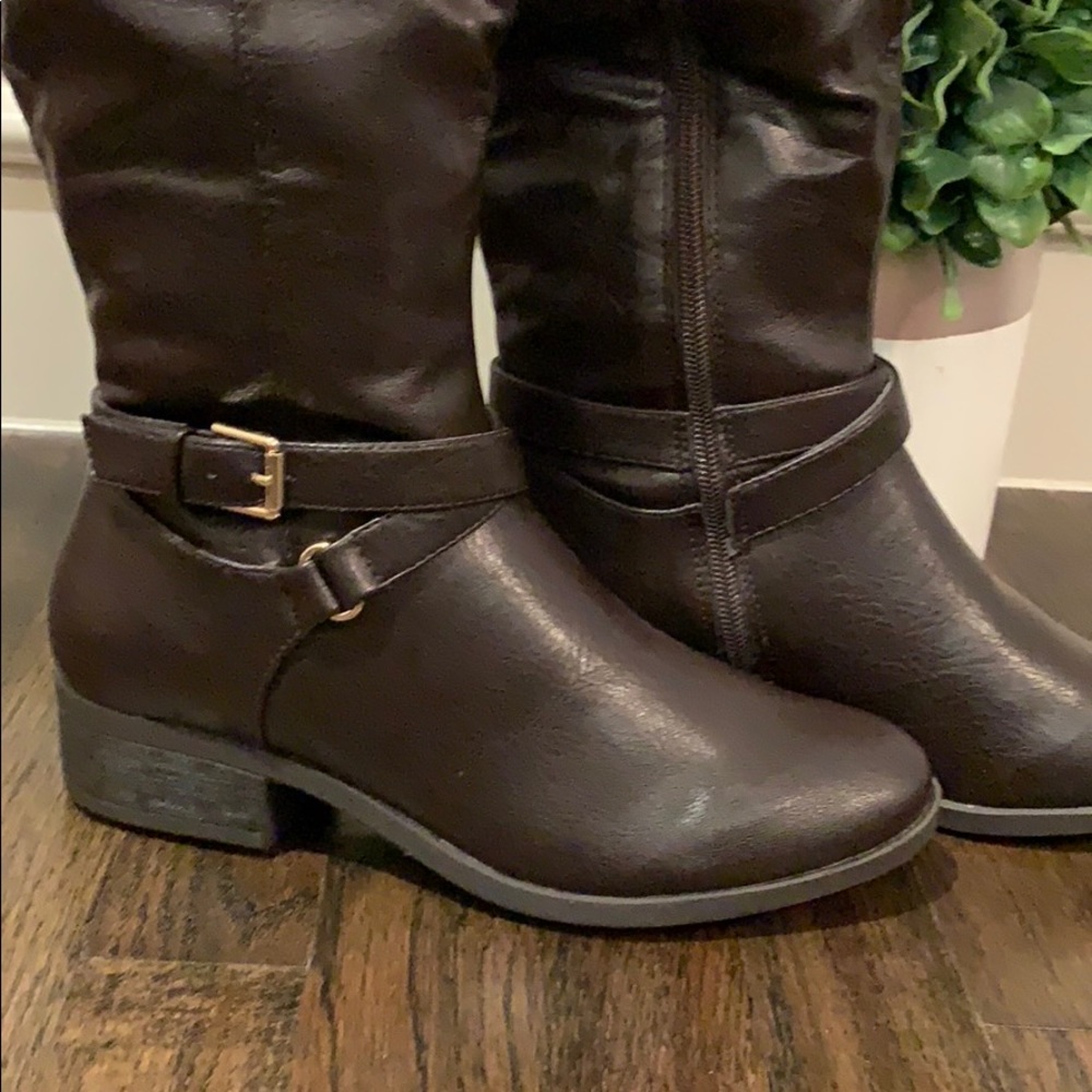 Madeline Brown Riding Boot - Picture 5 of 6